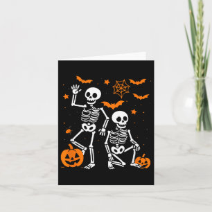 Grappig Anti Trump Halloween Skelet Kaart