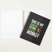 Grappig Apenkostuum Halloween Vector Planner (Display)