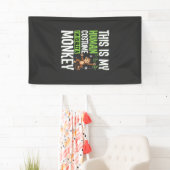 Grappig Apenkostuum Halloween Vector Spandoek (Insitu)