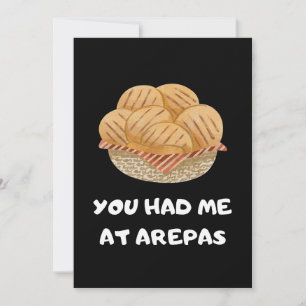 Grappig Arepas citaat Kaart