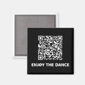 Grappig Art Trump Dancing Interactive Code Magneet (Voorkant / Achterkant)