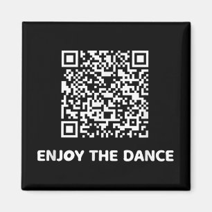 Grappig Art Trump Dancing Interactive Code Magneet