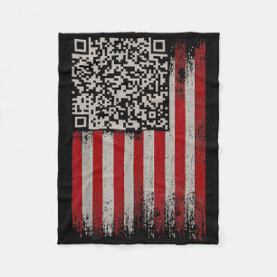 Grappig Art Trump Dans Code Fleece Deken