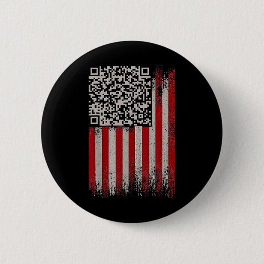 Grappig Art Trump Dans Code Ronde Button 5,7 Cm (Voorkant)