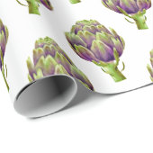 Grappig artisjokpatroon cadeaupapier (Rol Hoek)