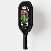 Grappig augurk woord kunst naam toevoegen pickleball paddle (Links)