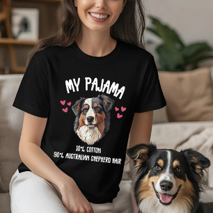 Grappig Australisch herdershond pyjama ontwerp T-shirt