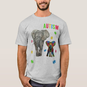 Grappig Autism Awareness Tshirt voor Mannen. Deze 