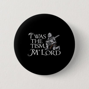 Grappig Autisme Bewustzijn Ondersteuning Twas The  Ronde Button 5,7 Cm