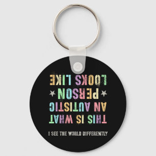 Grappig autisme Dit is hoe autisme eruit ziet als Sleutelhanger