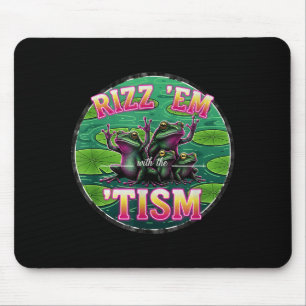 Grappig Autisme Rizz Em Met De Tism Kikker Meme Au Muismat