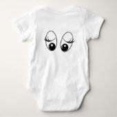 Grappig Baby Bodysuit met Curious Eyes (Achterkant)