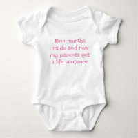 Grappig baby meisje vest met slogan