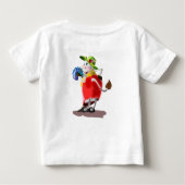 Grappig Baby T-shirt met moderne Koe (Achterkant)