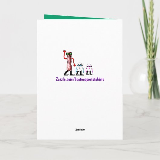 Grappig Bacon & Egg Verjaardag Kaart Gift (Achterkant)