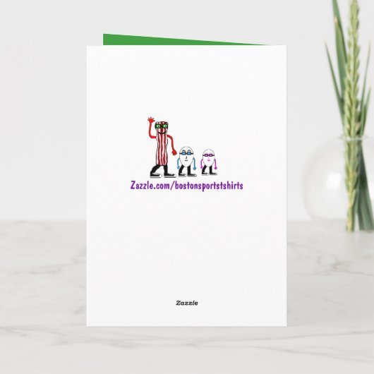 Grappig Bacon Verjaardag Kaart Gift (Achterkant)