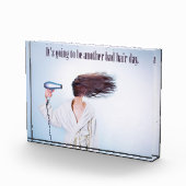 Grappig Bad Hair Dag fotoblok (Rechts)