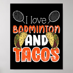 Grappig Badminton Gift Idee voor Badminton Speler  Poster