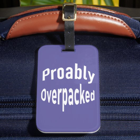 Grappig Bagagelabel (Voorkant Insitu 2)