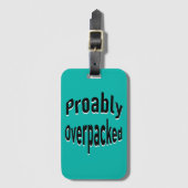 Grappig Bagagelabel (Voorkant (verticaal))