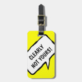 Grappig bagagelabel | Klaar niet! (Voorkant verticaal)