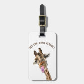 Grappig Bagagelabel speelse Giraffe - aangepaste t (Voorkant verticaal)