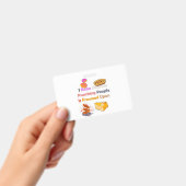 Grappig Bakshirt: Ik Bak Omdat Ik Mensen Sla Badge (Handheld)