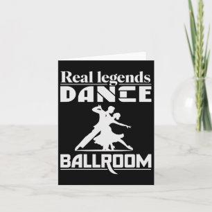 Grappig Ballroom Dancing Design voor Ballroom Danc Kaart
