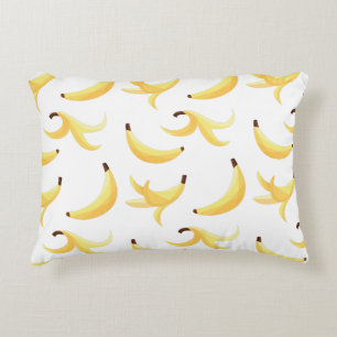 Grappig Banaan Woordspeling Feest patroon kleurrij Accent Kussen