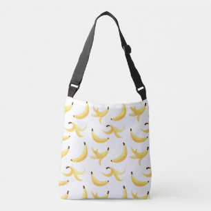 Grappig Banaan Woordspeling Feest patroon kleurrij Crossbody Tas