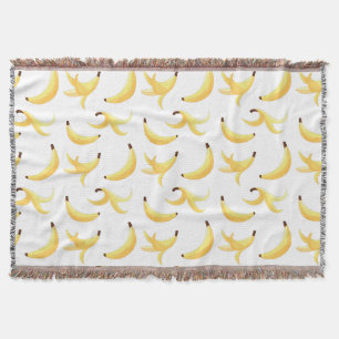 Grappig Banaan Woordspeling Feest patroon kleurrij Deken