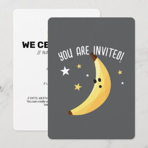 Grappig Banaan Woordspeling Feest patroon kleurrij Kaart