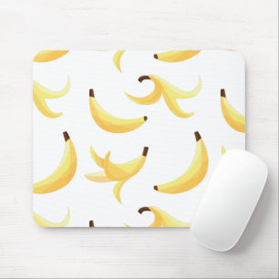 Grappig Banaan Woordspeling Feest patroon kleurrij Muismat