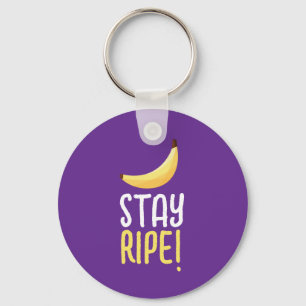 Grappig Banaan Woordspeling Feest patroon kleurrij Sleutelhanger