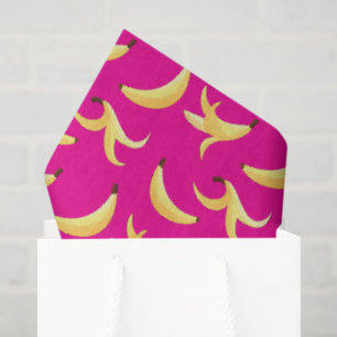 Grappig Banaan Woordspeling Feest patroon kleurrij Tissuepapier