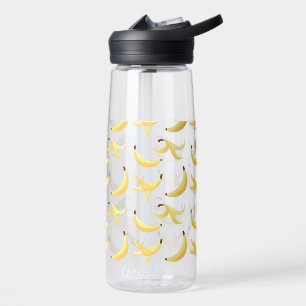 Grappig Banaan Woordspeling Feest patroon kleurrij Waterfles