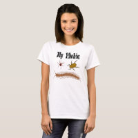 Grappig Bang Van Bugs Insect Fobie T-shirt