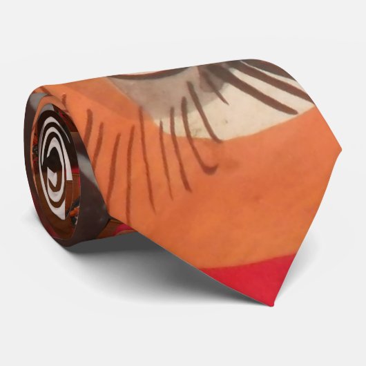 Grappig Bang Vreemde Tong Halloween Masker Stropdas (Opgerold)