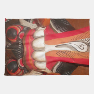 Grappig Bang Vreemde Tong Halloween Masker Theedoek