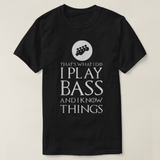 Grappig Basgitarist Gitaarontwerp T-shirt