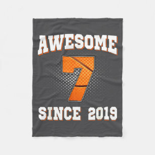 Grappig Basketbal 7e 2019 7 Oude Jaren Sinds Fleece Deken