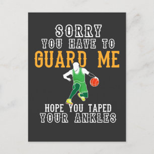 Grappig Basketbal Briefkaart