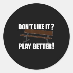 Grappig Basketbal Coach Gift Word Hard Motivatie Ronde Sticker