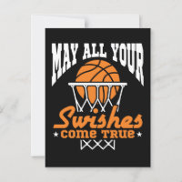 Grappig basketbal mag al je wensen uitkomen
