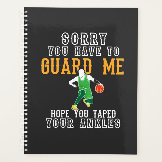 Grappig Basketbal Planner (Voorkant)