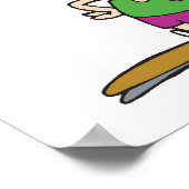 grappig basketbal poster (Hoek)