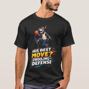 Grappig Basketbal voor liefhebbers van Schnauzer h T-shirt