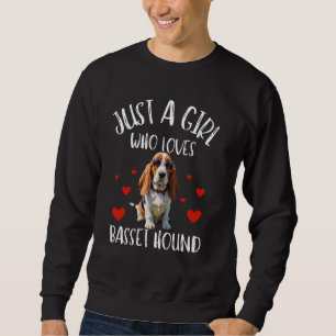 Grappig basset hound ontwerp voor mannen vrouwen b trui