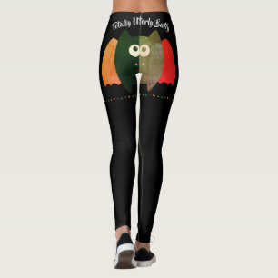 Grappig Bat Quote Schattige Rustiek Sinaasappel Zw Leggings