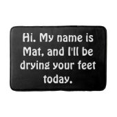Grappig Bath Mat. Badmat (Voorkant)